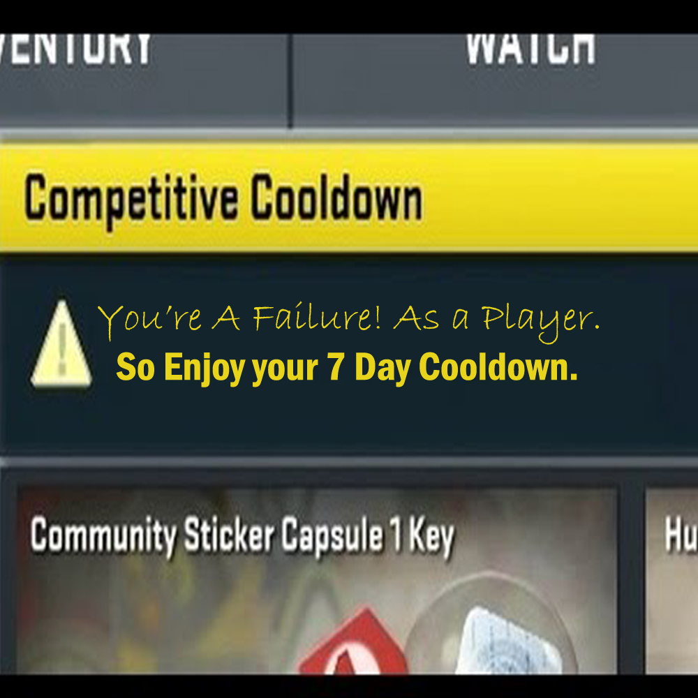 Cs go matchmaking cooldown bypass